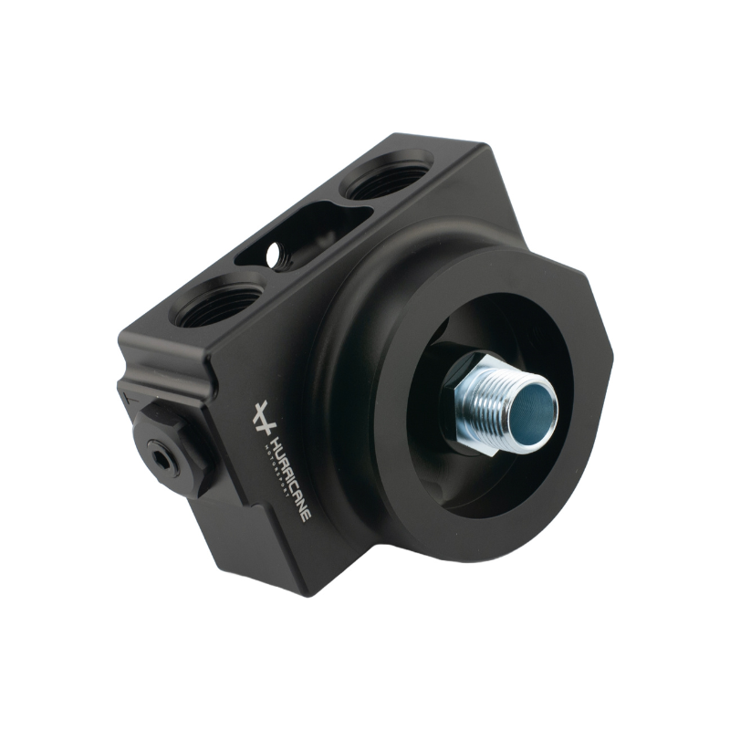 Hurricane Oil filter relocator with thermostat