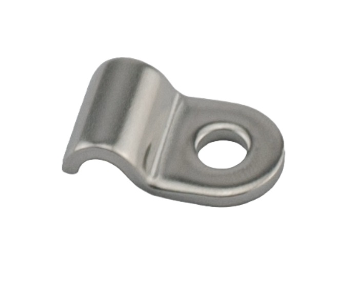 SPD Pojedyncza opaska montażowa 'P' ze stali nierdzewnej 'chromowana' 4.76mm