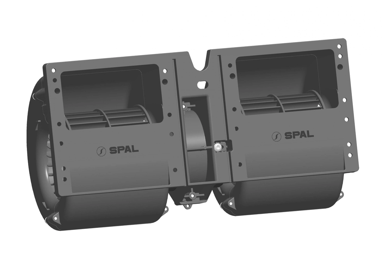 SPAL Podwójny wentylator promieniowy 800 m³/h
