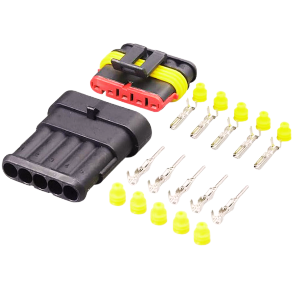 Złącze gniazdo 5-pinowe Superseal