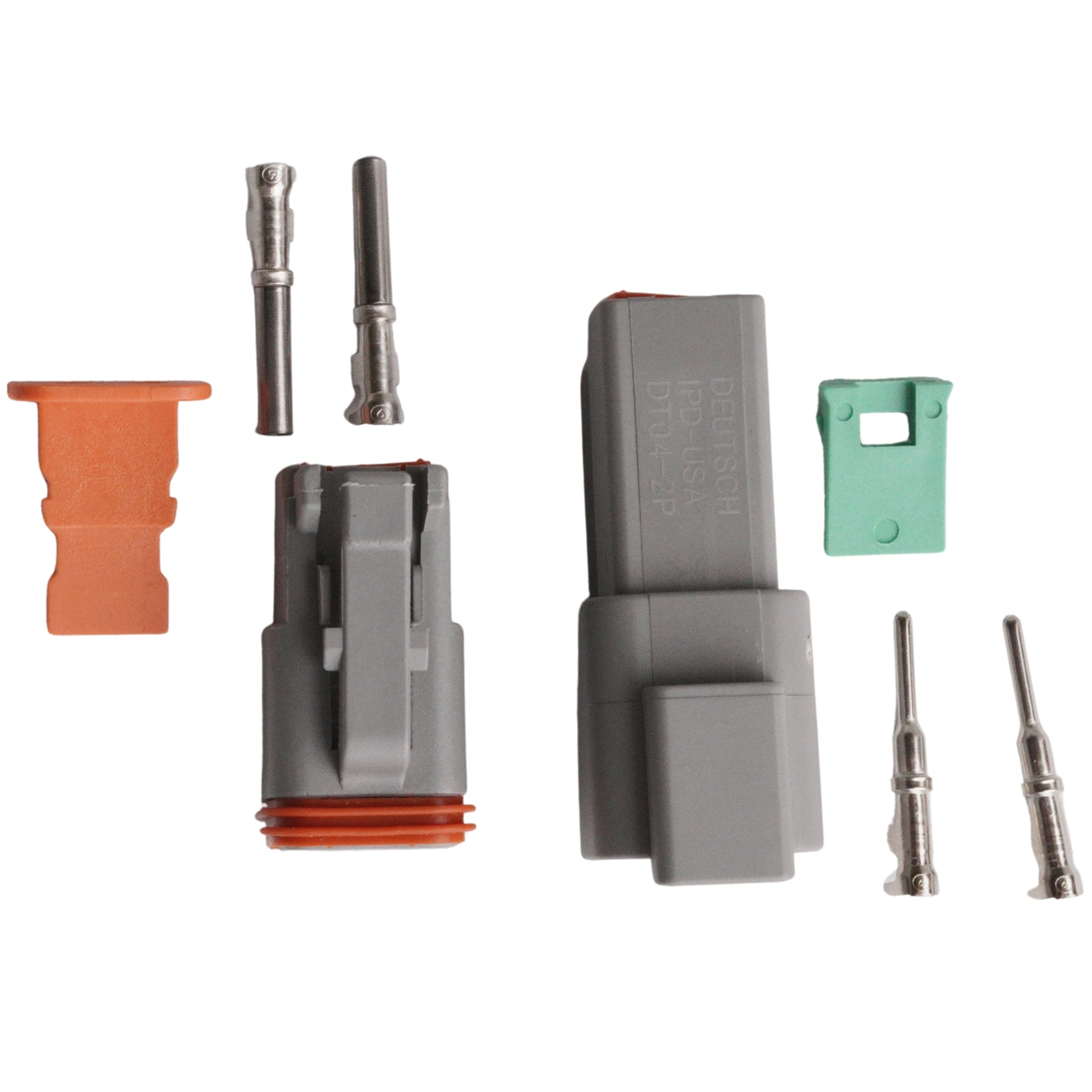 Złącze gniazdo 2-pinowe serii DT Męskie + Żeńskie