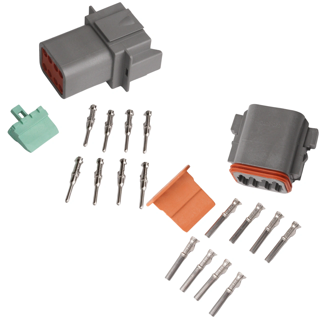 Złącze gniazdo 8-pinowe serii DT Męskie + Żeńskie