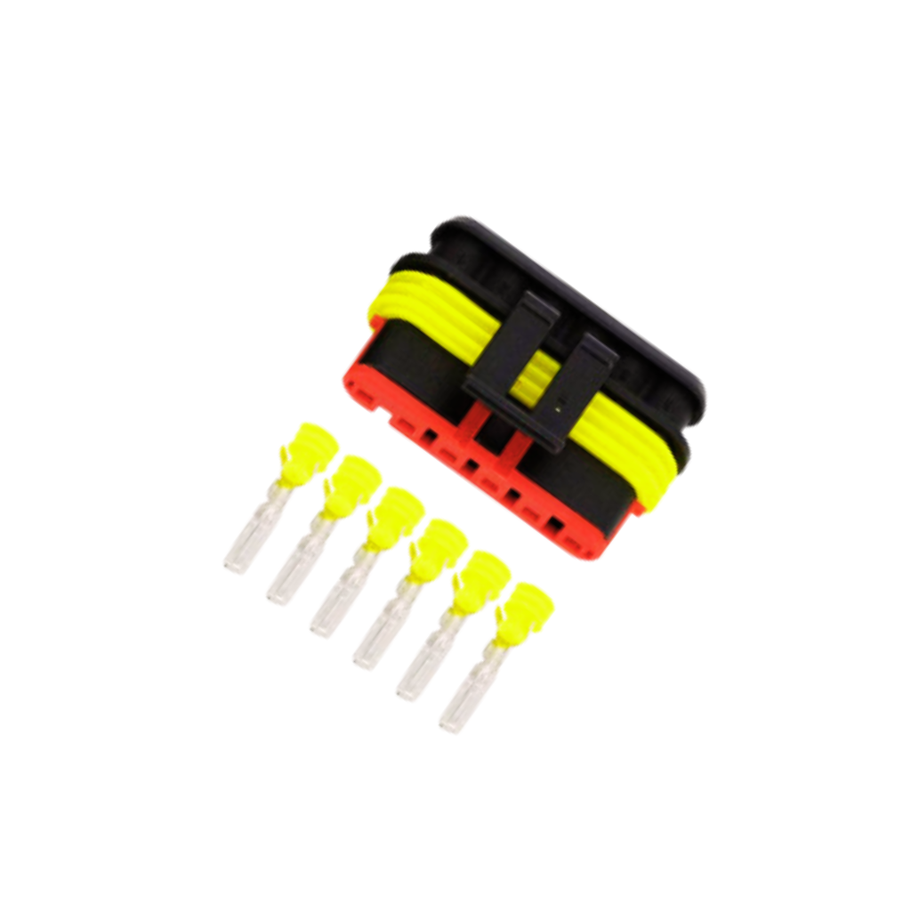 Connector 6-pin Superseal female