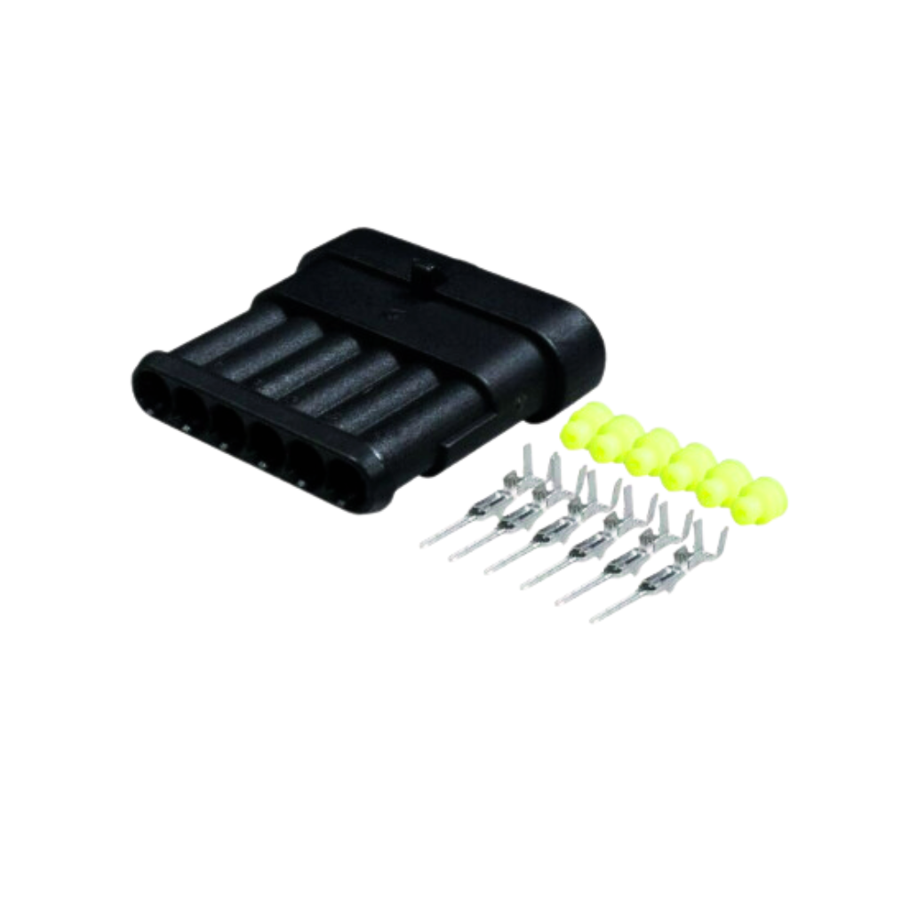 Connector 6-pin Superseal female
