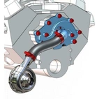 Adapter pompy wodnej Davies Craig Ford Windsor