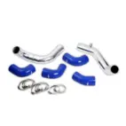 Zestaw rur łączących Volvo 7/940 Turbo Central, niebieskie węże, standardowy korpus przepustnicy