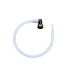 Wąż PTFE 10 mm w zbiorniku, złącze SAE 3/8" 90°