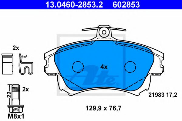 Carbotech Przednie Klocki Hamulcowe Volvo S40 T4 1.9T 1998