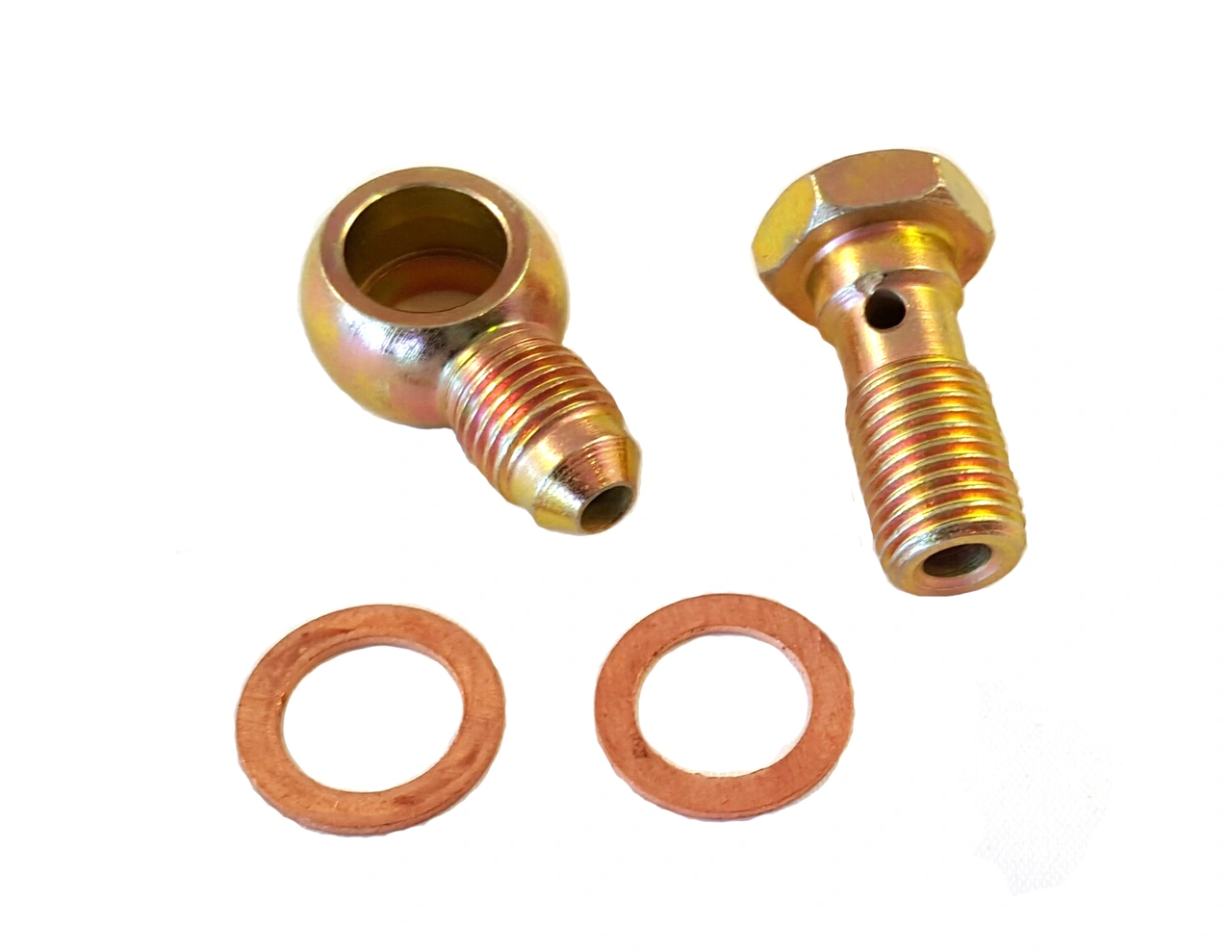 Złączka oczkowa 7/16"-20 + złączka oczkowa (AN4)