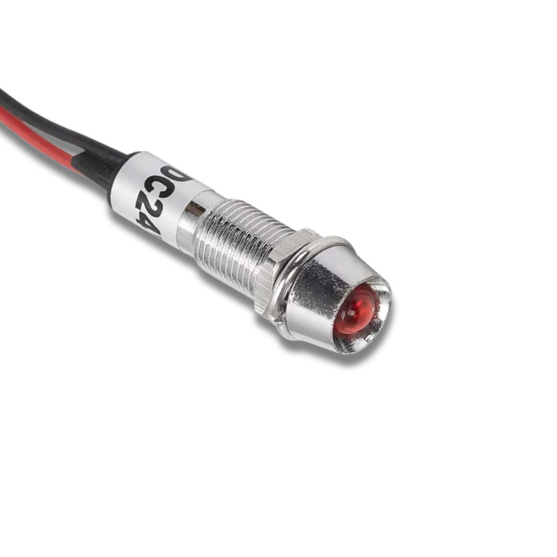 Niebieska lampka LED 8mm