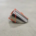 Zakrzywiona nakrętka lambda M18x1,5 Stal nierdzewna (45°)