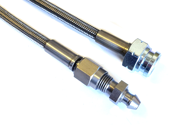 Steel braided clutch hose 25cm