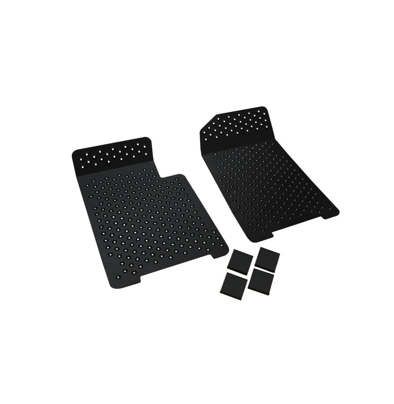 BMW E46 Podnóżek i płyty podłogowe aluminiowe