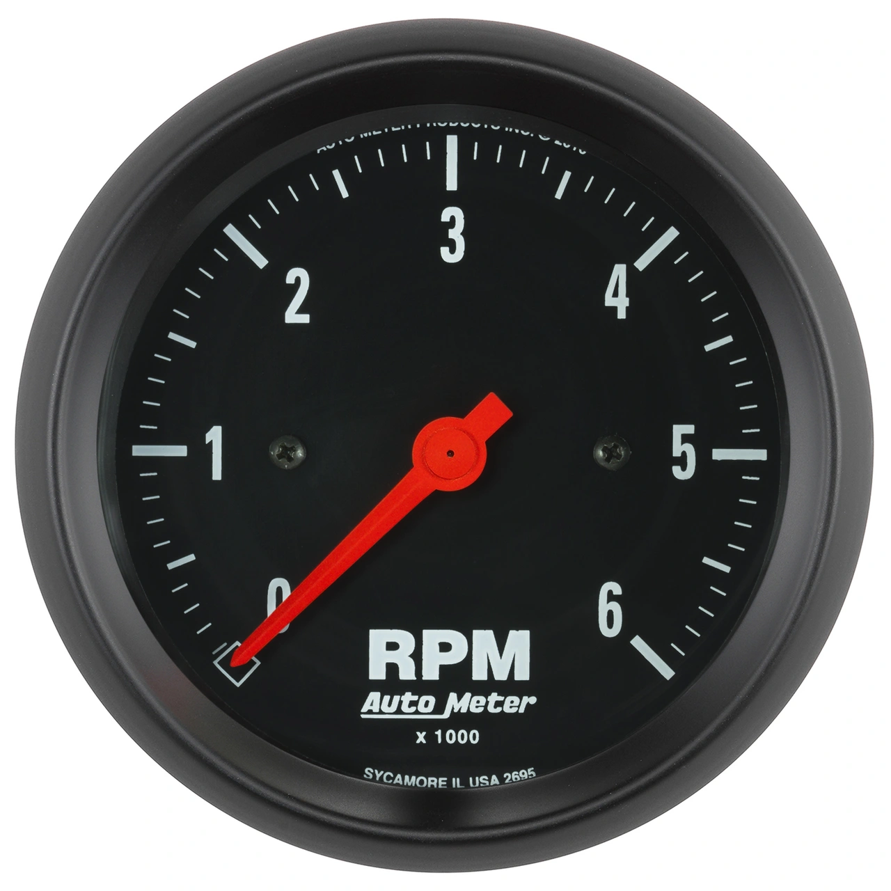 3-3/8" In-Dash Tachometer, 0-6,000 Rpm, Z-Series