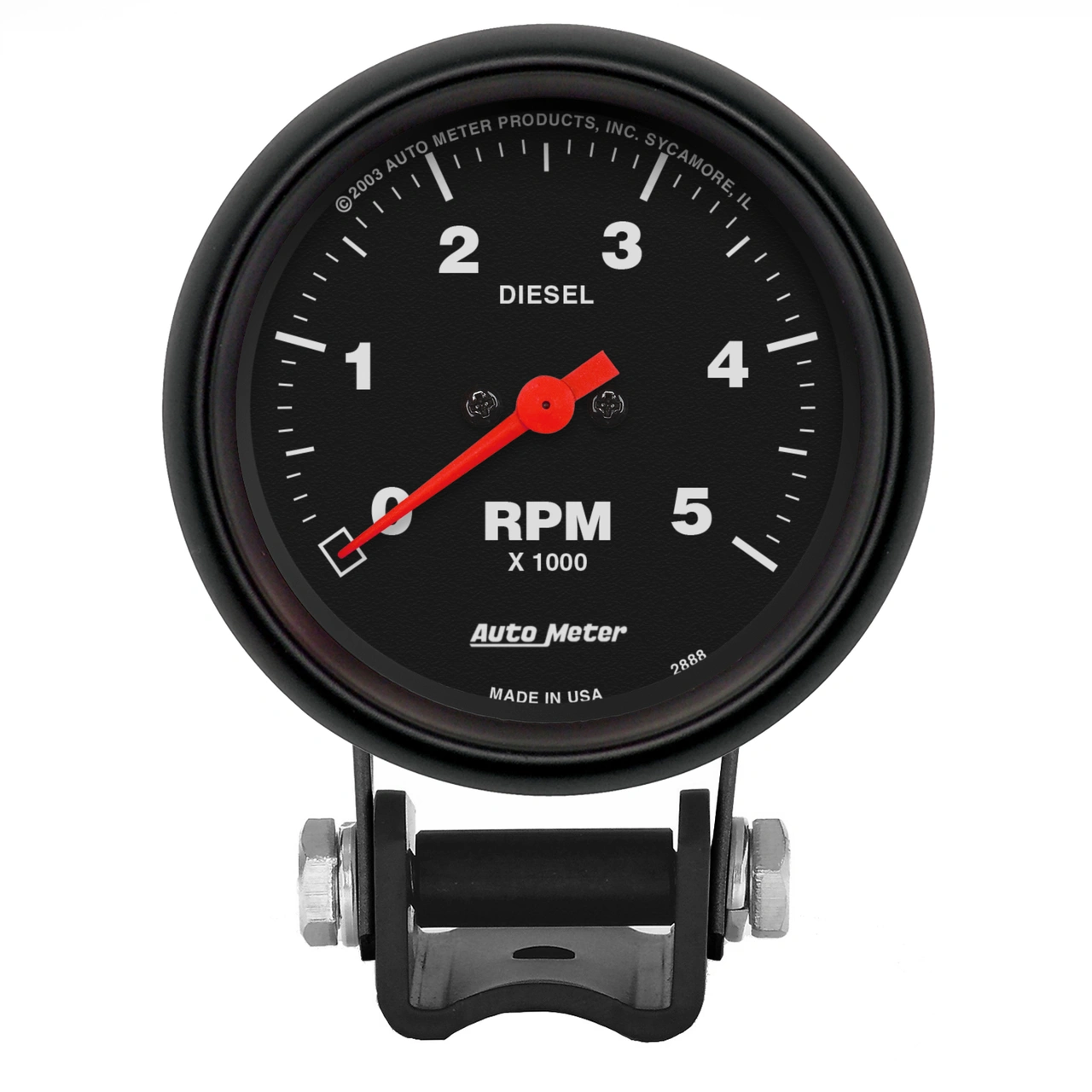 2-5/8" Pedestal Tachometer, 0-5,000 Rpm, Z-Series