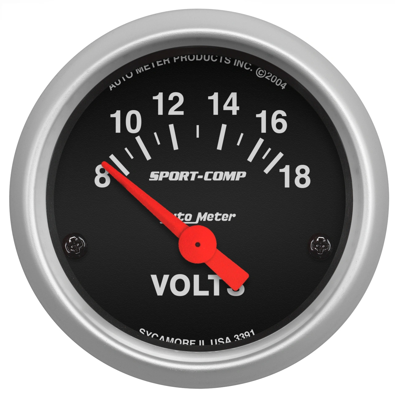 2-1/16" Voltmeter, 8-18v, Sport-Comp
