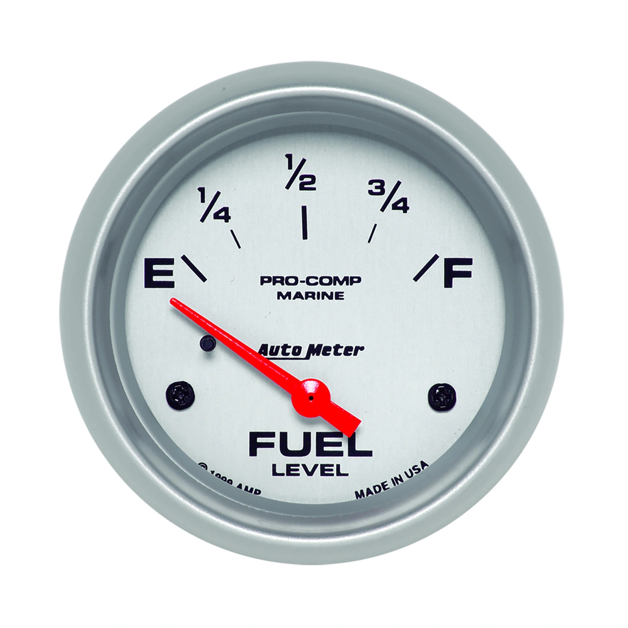2-5/8" Fuel Level, 240-33 Ω, Marine Silver Ultra-Lite