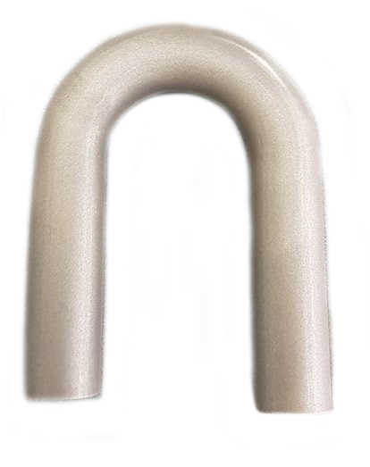 Bent tube 42,4x2,6 mild steel - 180 Degrees