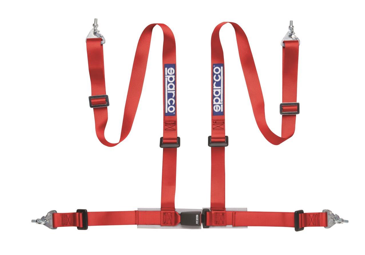 Sparco 4pt Safety harness red - Street