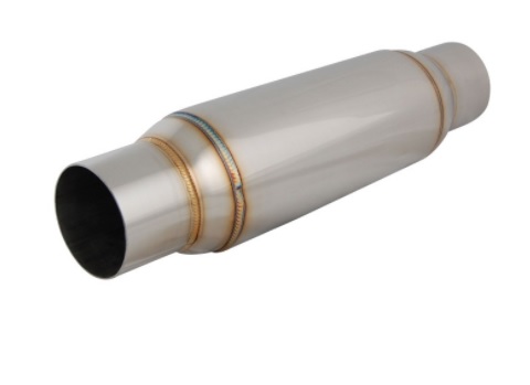 Muffler 4" full flow SS