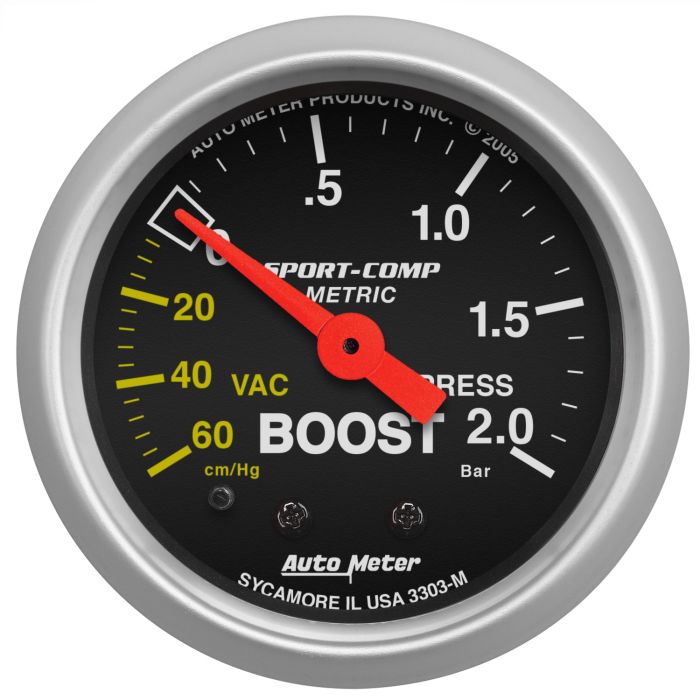 Autometer Sport-Comp Boost pressure 0-2 Bar