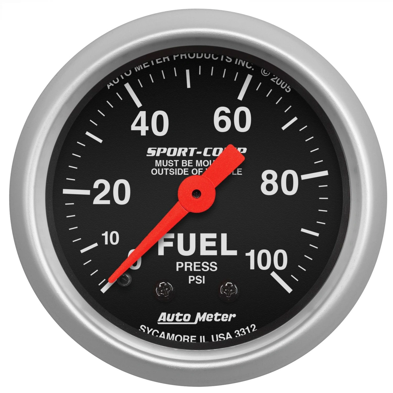 Fuel Gauge 0 - 100 PSI