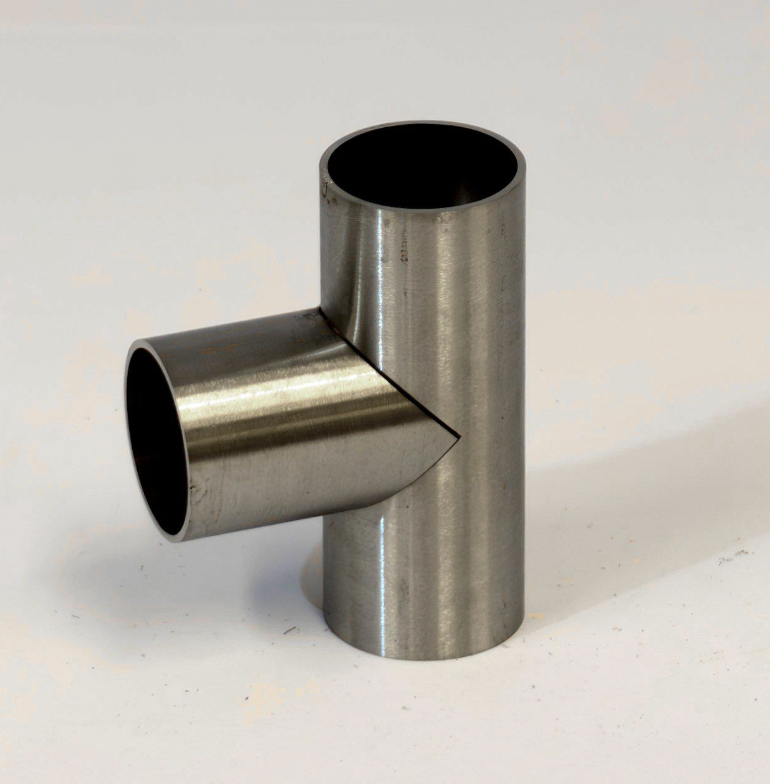 Cutout 90° Ø57.0mm-Ø57.0mm Stainless Steel