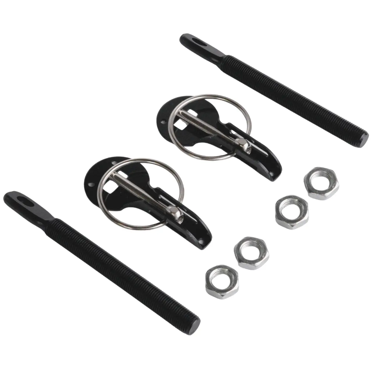 Bonnet latch aluminum black