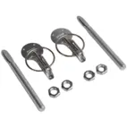 Bonnet latch aluminum