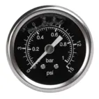 Fuel pressure gauge 0-1 bar (Carburetor)