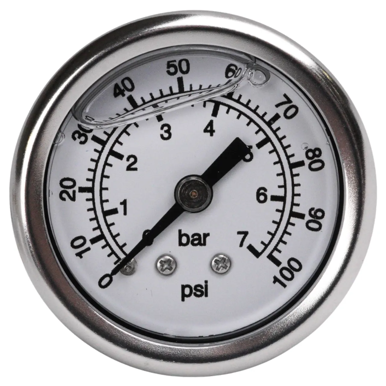 Fuel pressure gauge 0-7 bar