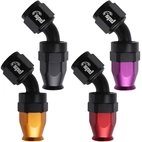 An8 45° PTFE koniec węża