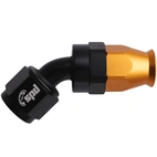 An8 45° PTFE koniec węża