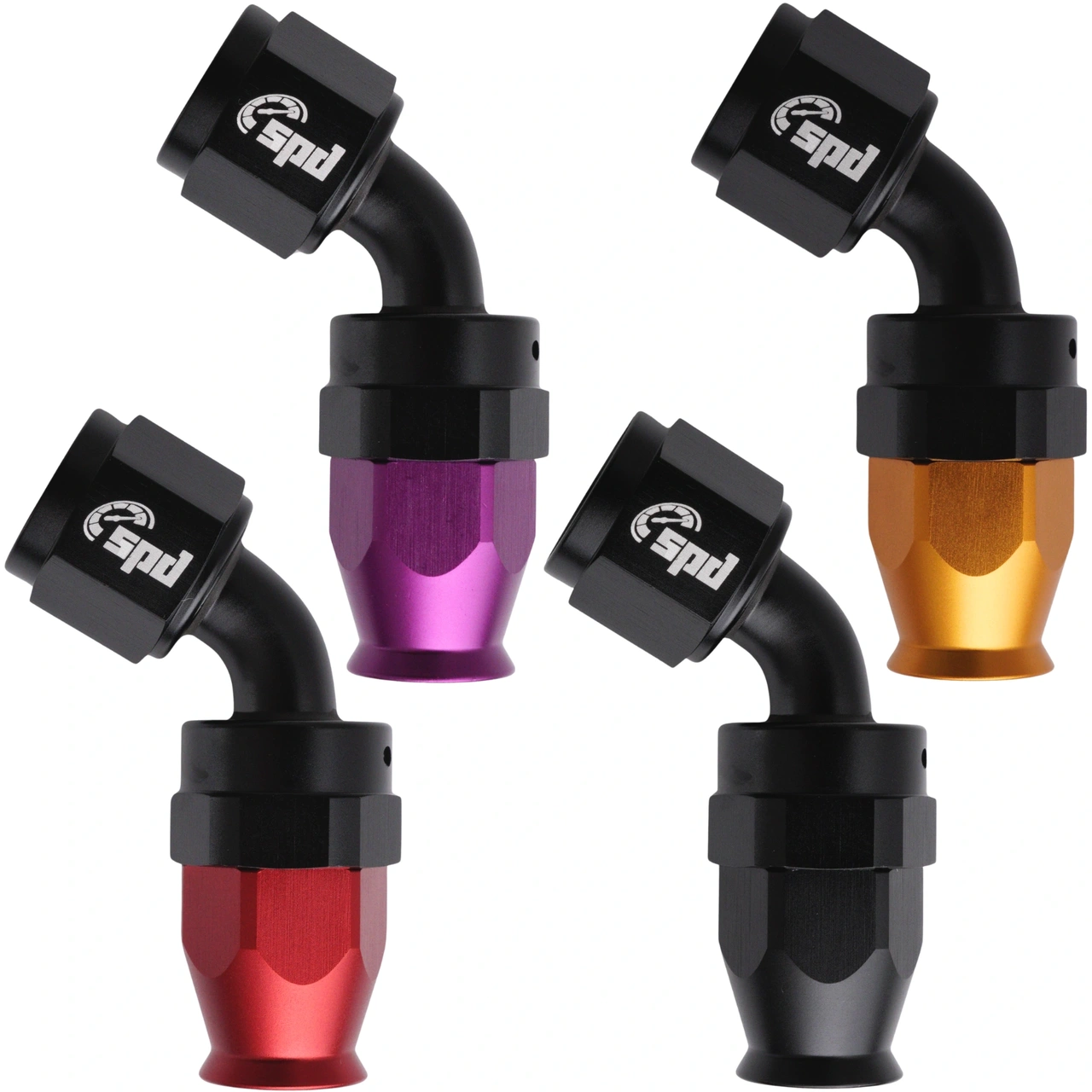 An4 60° PTFE koniec węża