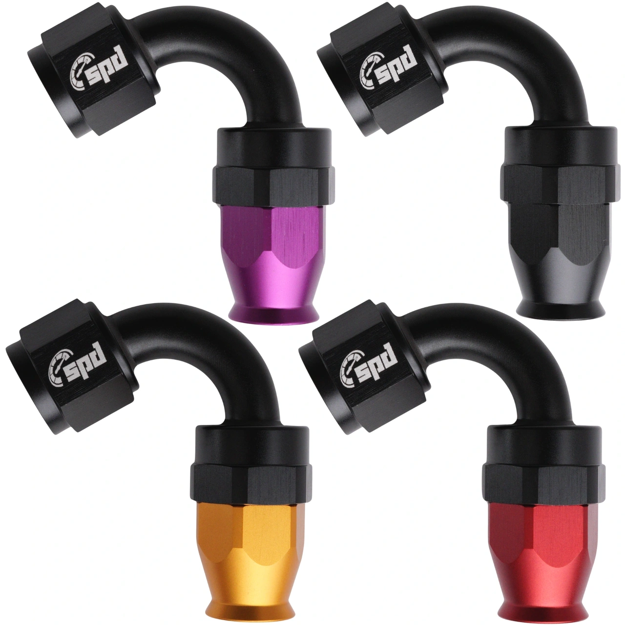 AN6 120° PTFE koniec węża