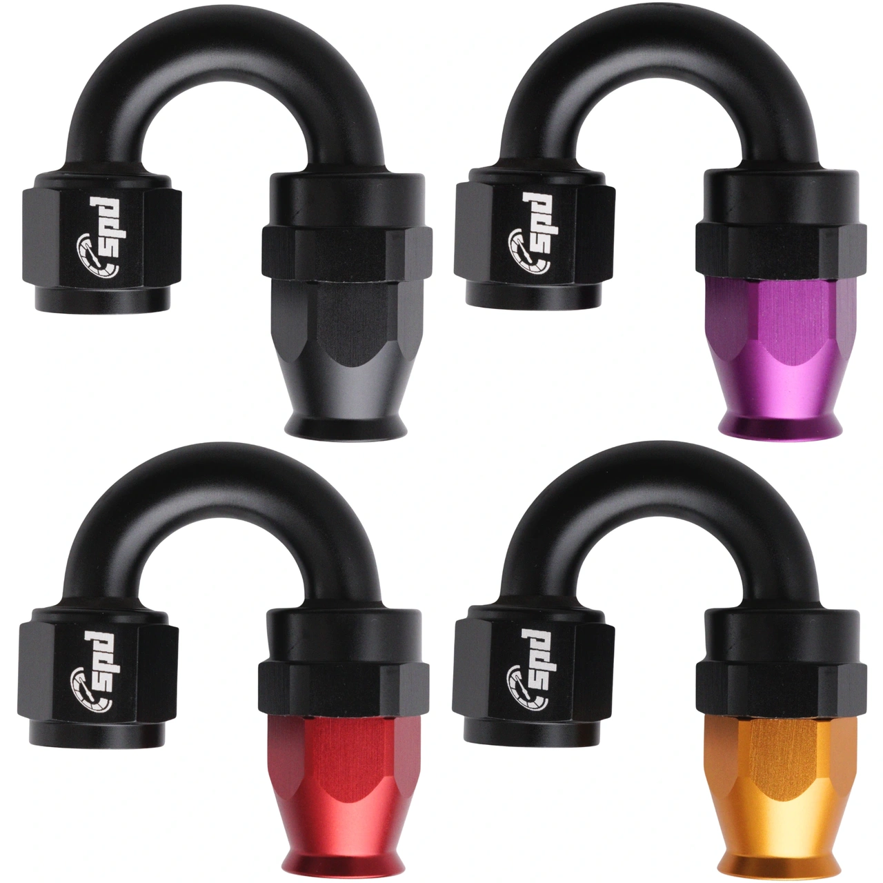 AN12 180° PTFE koniec węża