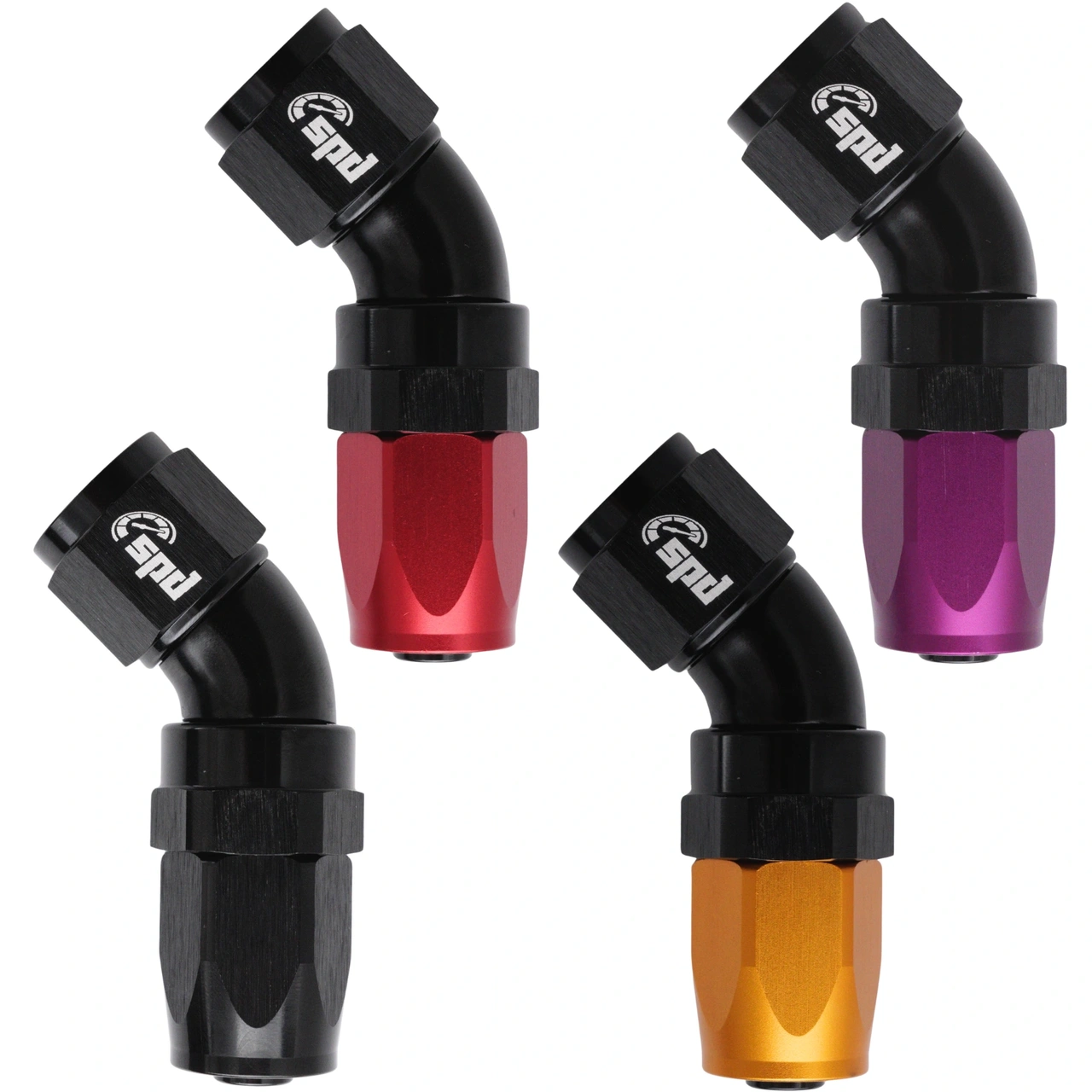 AN8 -45° Końcówka paliwowa olejowa