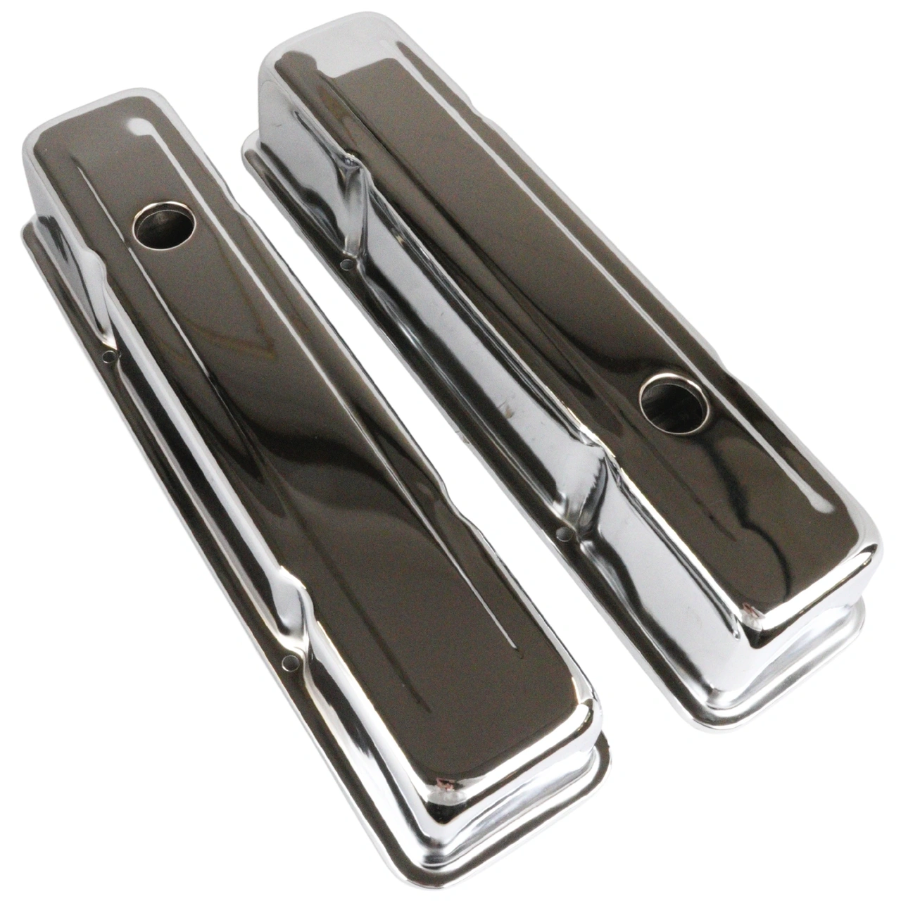 Valve Covers Small Block Chevy SBC 58-86 Chrome