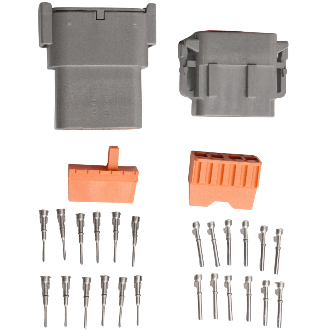 Złącze gniazdo 12-pinowe serii DTM Męskie + Żeńskie