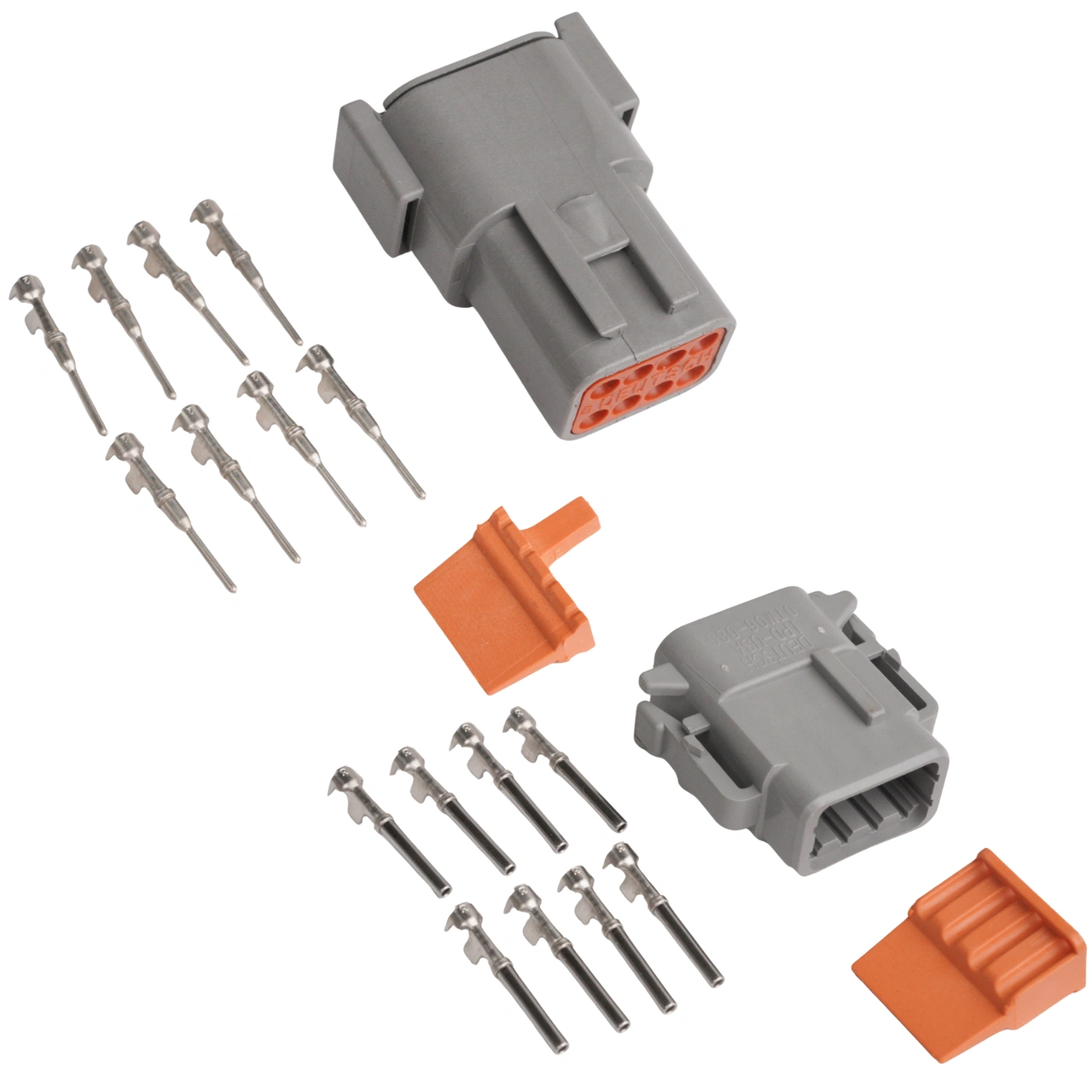 Złącze gniazdo 8-pinowe serii DTM Męskie + Żeńskie