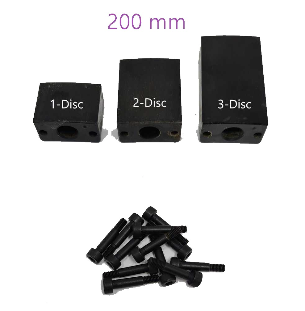 Tenaci ben till tryckplatta 3-skivig - 200 mm