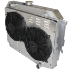 Chłodnica wodna Dodge 4 rzędy z wentylatorem Dodge, Plymouth 68-74