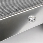 Chłodnica wodna aluminiowa uniwersalna XL (550x450x70) srebrna