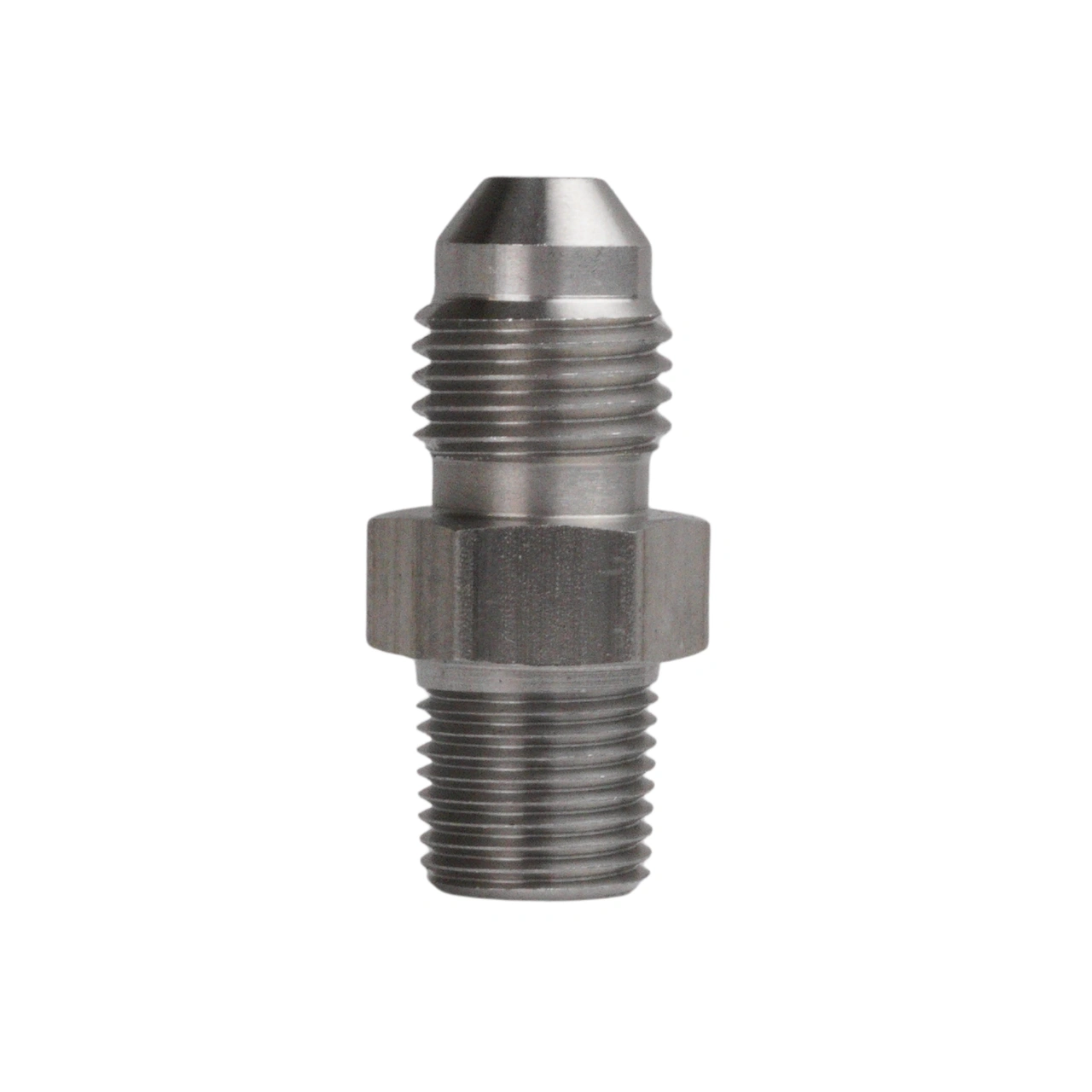 Złączka 1/8" NPT na męskie AN4 - Stal nierdzewna