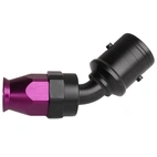 AN10 45° PTFE Quick-Connect hose end