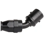AN8 45° PTFE Quick-Connect hose end