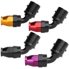 AN4 60° PTFE Quick-Connect hose end