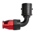 AN8 90° PTFE Quick-Connect hose end