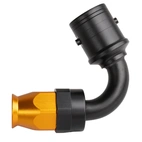 AN6 120° PTFE Quick-Connect hose end