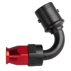 AN8 120° PTFE Quick-Connect hose end